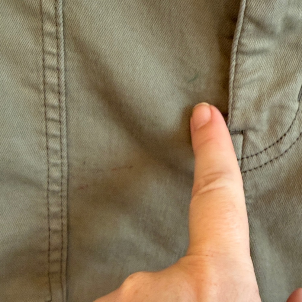 Olive Straight Leg Women's Pants - Picture 5 of 9